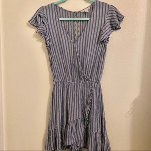 american eagle striped romper